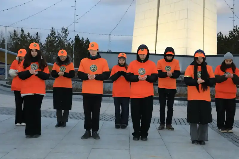 Оранжевый челлендж тишины в Астане профилактика бытового насилия Актобе
