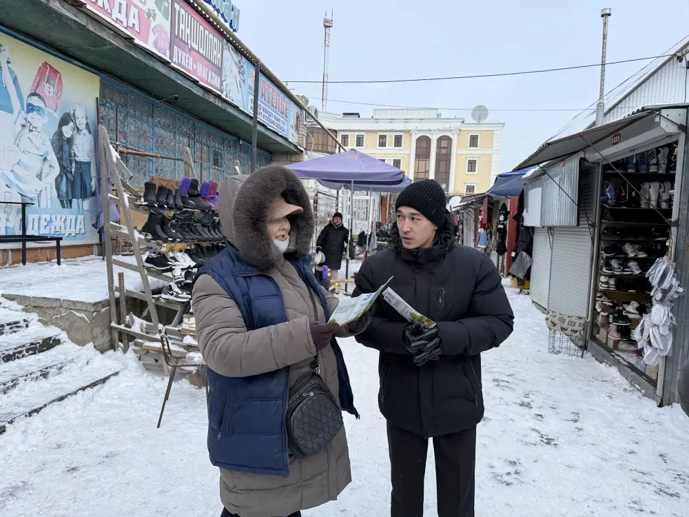 В Уральске прошла экологическая акция «Таза Қазақстан» с разъяснительными работами для населения и малого бизнеса Актобе