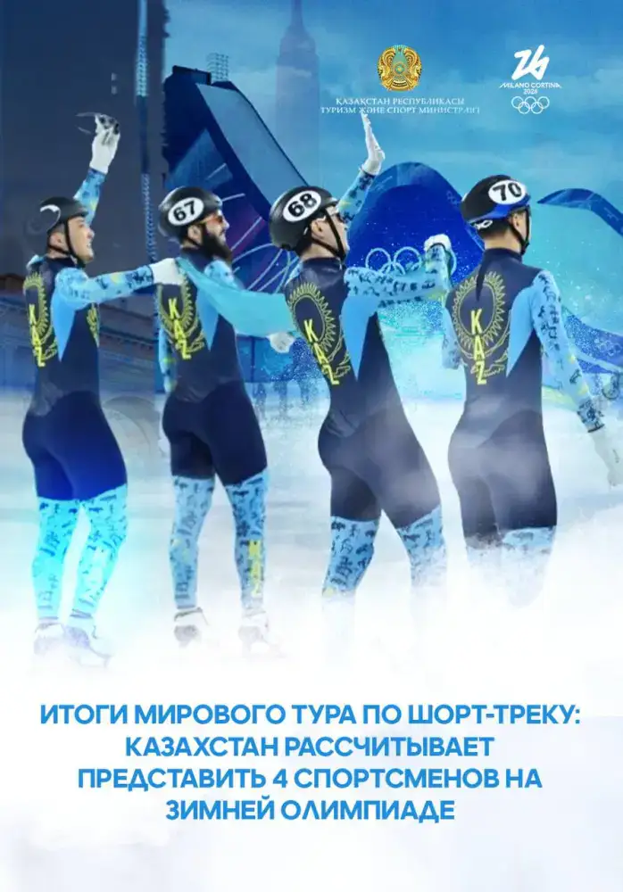 Казахстан шорт-трек Олимпиада 2026 спортсмены лицензии Актобе
