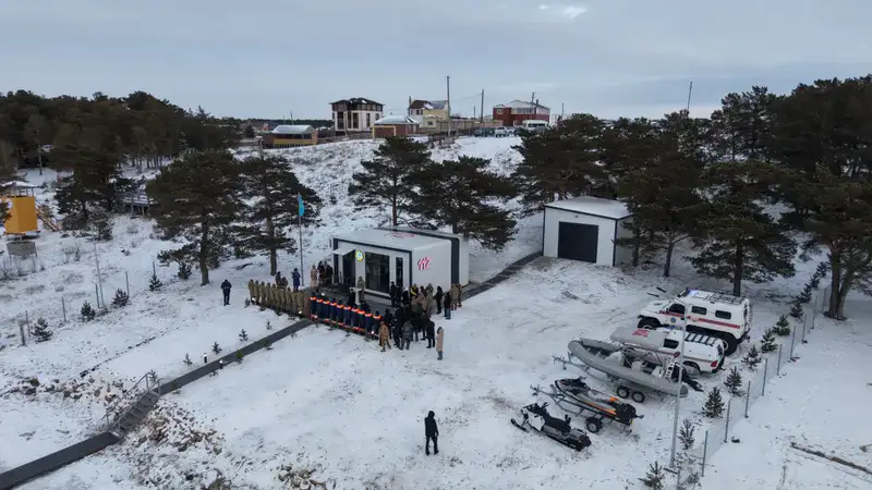 Новая спасательная станция на озере Имантау: шаг к безопасности и развитию внутреннего туризма Актобе