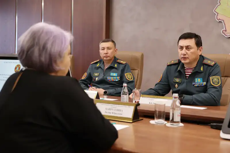 В Главном командовании Национальной гвардии МВД РК обсудили вопросы обеспечения условий службы солдат (3)