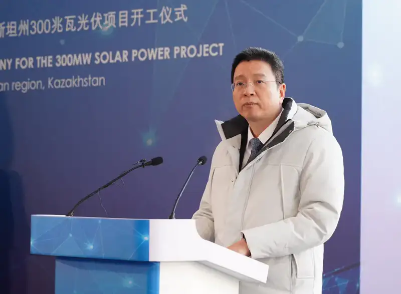 В ТУРКЕСТАНСКОЙ ОБЛАСТИ НАЧАЛОСЬ СТРОИТЕЛЬСТВО СОЛНЕЧНОЙ ЭЛЕКТРОСТАНЦИИ МОЩНОСТЬЮ 300 МВТ (7)