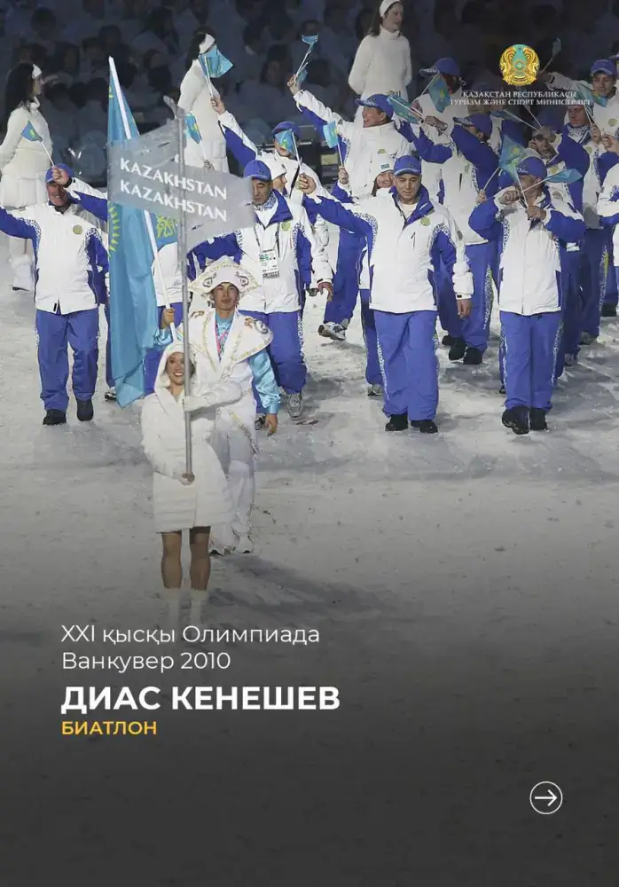 Казахские спортсмены – знаменосцы на зимних Олимпийских играх (4)