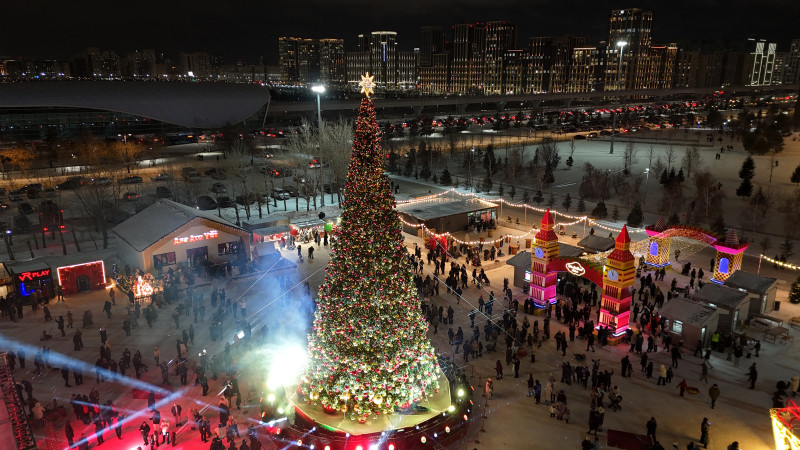 Зимний городок Wonderland Astana: новый взгляд на столицу в преддверии праздников Актобе