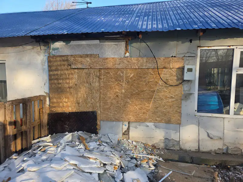 Аварийный дом в Актобе