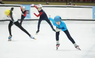 Лучшие участники Открытого чемпионата Астаны по шорт-треку