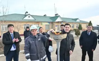 Датка и пограничные заставы в Жетысайском районе подключены к природному газу