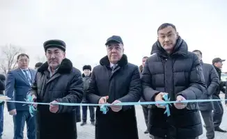 В селе Жана Омир открыт новый физкультурно-оздоровительный комплекс площадью 1,6 тыс. кв. м.