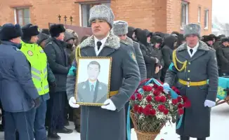 Прощание с героем в Акмолинской области