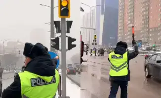 Полиция усилила меры безопасности в связи с непогодой в Астане