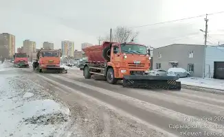 Снежные очистительные работы в Астане: более 3000 дорожных рабочих и 1400 единиц техники на борьбе с зимними условиями