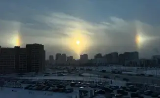 Солнечное гало озарило небо над Астаной: жители стали свидетелями редкого природного явления