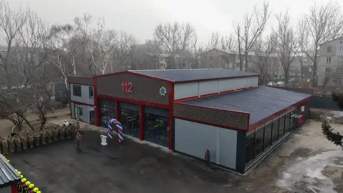 Пожарная часть открыта в Алматы за 90 дней Актобе