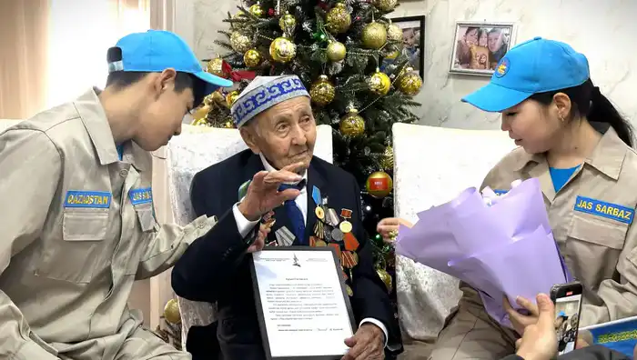 Талдыкорган: поздравление ветерану с 102-летием Актобе