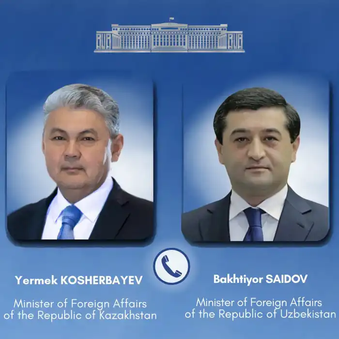Телефонный разговор министров иностранных дел Казахстана и Узбекистана обсуждение итогов года и стратегического партнёрства Актобе