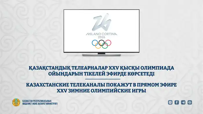 XXV зимние Олимпийские игры: Казахстанские телеканалы обеспечат прямую трансляцию международного события Актобе