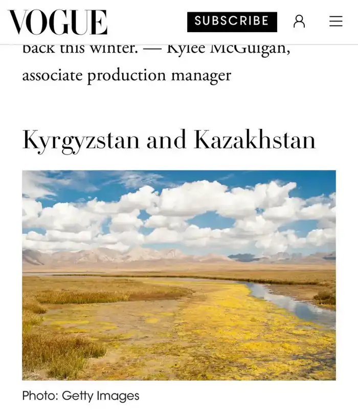 Almaty: A Highlight in Vogue's Top 14 Global Travel Destinations for Kazakhstan Актобе