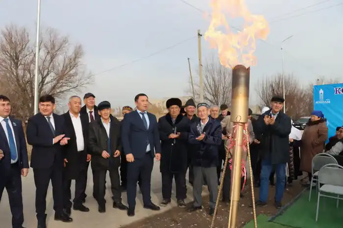 ТУРКЕСТАН: СЕЛО ЖУСАНСАЙ В ОРДАБАСИНСКОМ РАЙОНЕ ПОЛУЧИЛО ДОСТУП К ГОЛУБОМУ ТОПЛИВУ Актобе