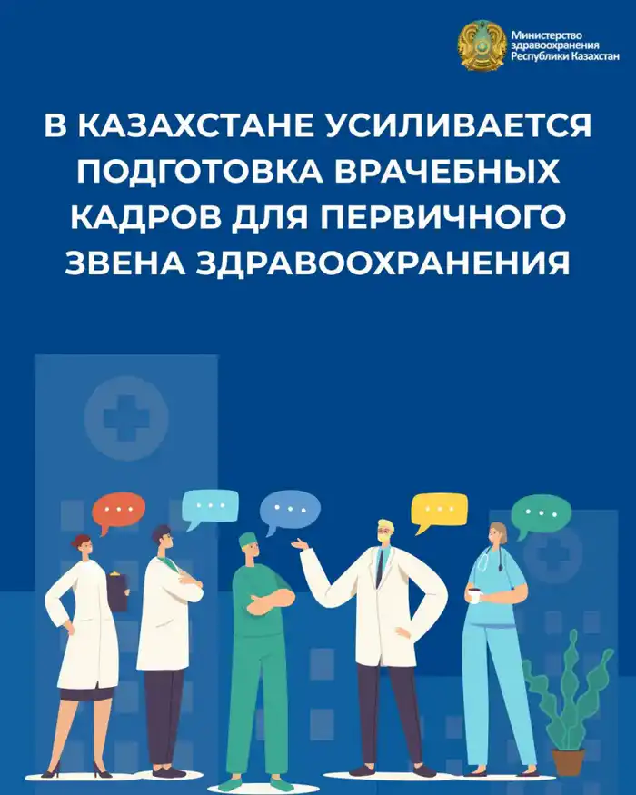 Казахстан усиливает подготовку медицинских кадров для повышения качества первичной медицинской помощи Актобе