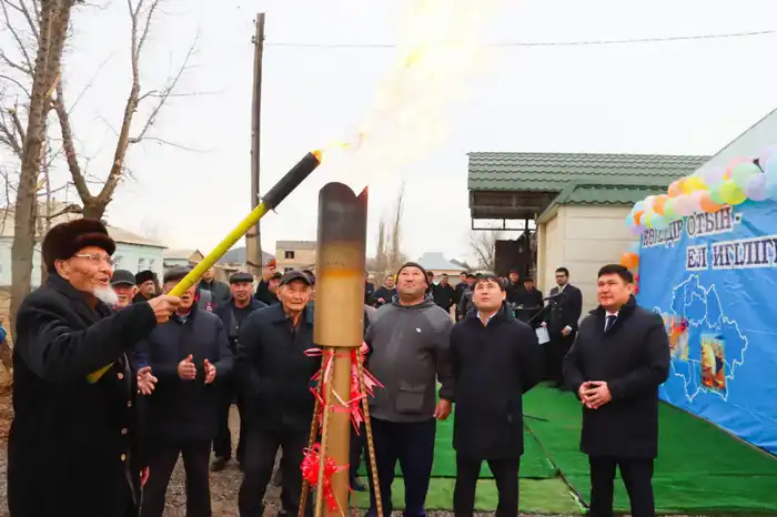 ТУРКЕСТАН: СЕЛО САРЫАРЫҚ ПОЛУЧИЛО ЭНЕРГИЮ ЖИЗНИ ПРИРОДНОГО ГАЗА Актобе