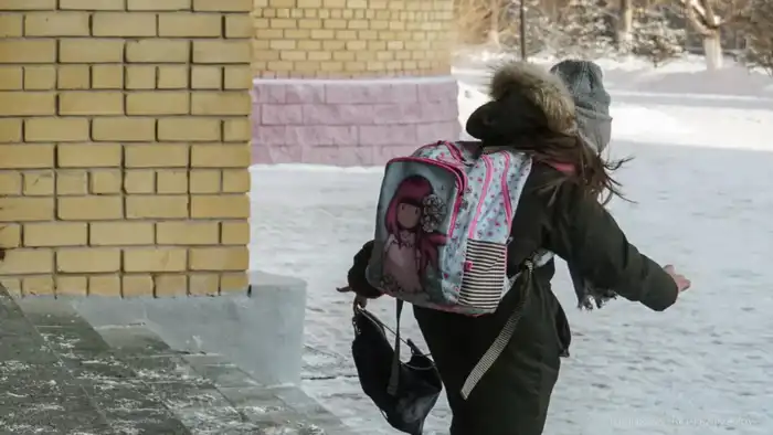Астана: Уроки в снегу — дистанционка для школьников! Актобе