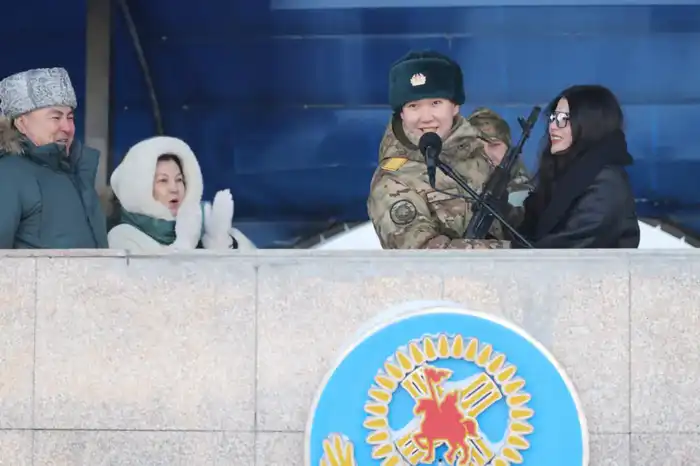 Сюрприз на военной присяге в Астане Актобе