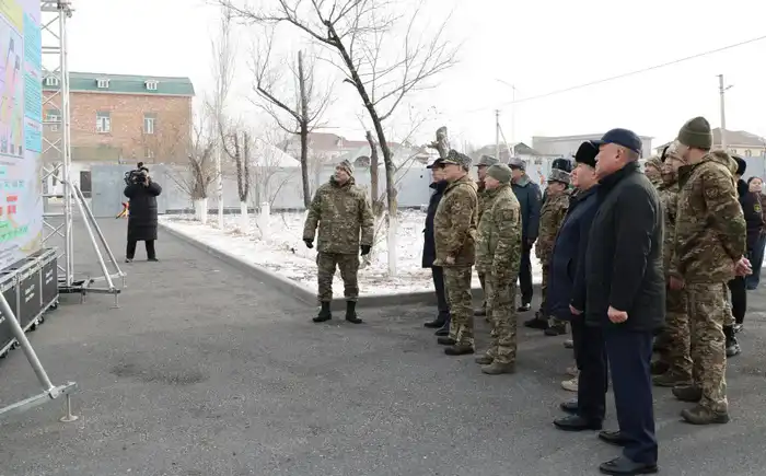 Министр обороны проинспектировал военные объекты в Кызылординской области (9)