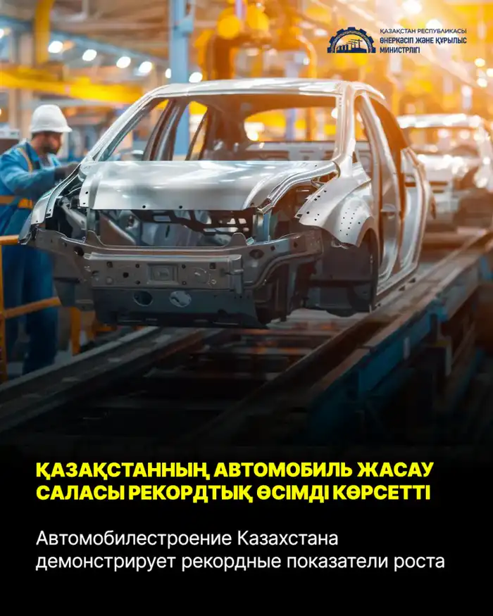 Казахстанское автомобилестроение демонстрирует впечатляющий рост производства в 2025 году Актобе