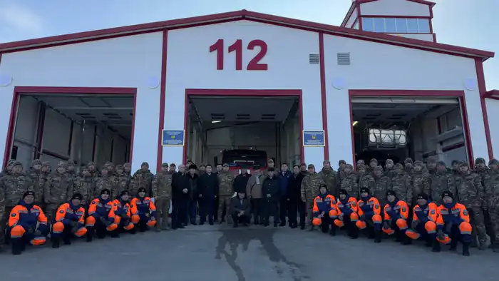 Новое пожарное депо открылось в Актау Актобе