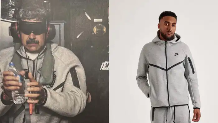 Продажи костюма Nike выросли после фото арестованного Мадуро: Спортивный костюм Nike Tech Fleece в центре внимания Актобе