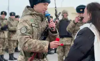 Воинская присяга новобранцев в Туркестане