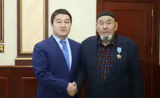 Награждение трудовых героев в Мангистауской области