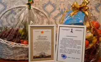 Моряки Военно-морских сил Казахстана отмечают день рождения 99-летнего ветерана войны