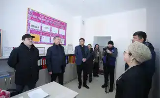 Нурдалет Килыбай проверяет социальные и инфраструктурные проекты в селе Сайотес