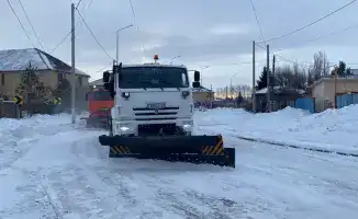 В Астане вывезли 2,8 млн кубометров снега с начала зимнего сезона