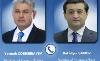 Телефонный разговор министров иностранных дел Казахстана и Узбекистана обсуждение итогов года и стратегического партнёрства