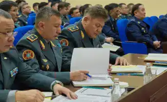Обсуждение итогов службы и приоритетных задач в Национальной гвардии МВД РК