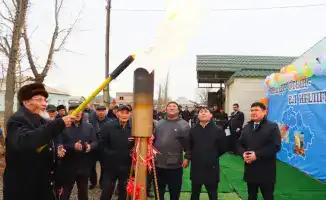 ТУРКЕСТАН: СЕЛО САРЫАРЫҚ ПОЛУЧИЛО ЭНЕРГИЮ ЖИЗНИ ПРИРОДНОГО ГАЗА