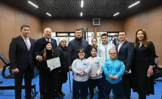 В Кызылорде торжественно открыт Инклюзивный спортивный центр
