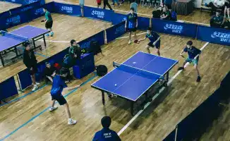 В области Ұлытау проходит республиканский чемпионат по настольному теннису для юных спортсменов с участием более 200 участников