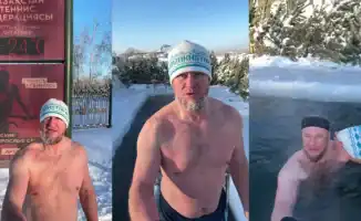 Житель Астаны Евгений удивил Казнет своим экстремальным утренним ритуалом: он выходит на пробежку в одних шортах и затем окунается в холодную воду, несмотря на мороз. Это хобби привлекло внимание пользователей социальных сетей, которые обсуждают его смело