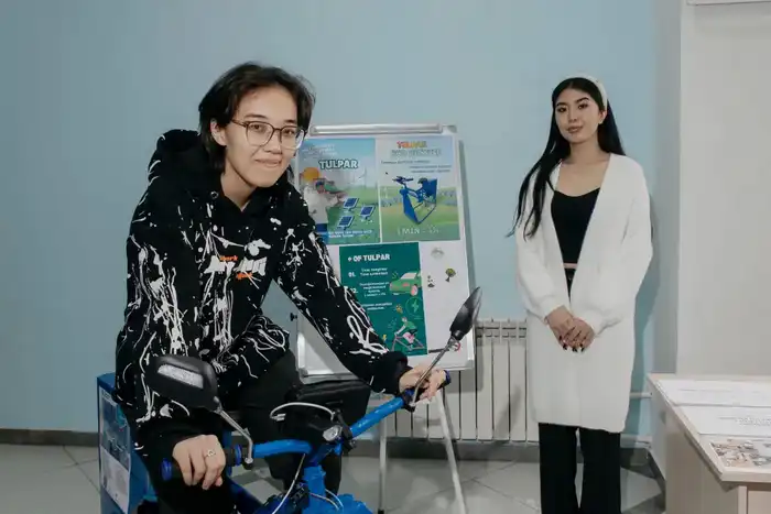 Students from Ualikhanov University Develop Innovative Renewable Energy Project Combining Fitness and Sustainability Актобе