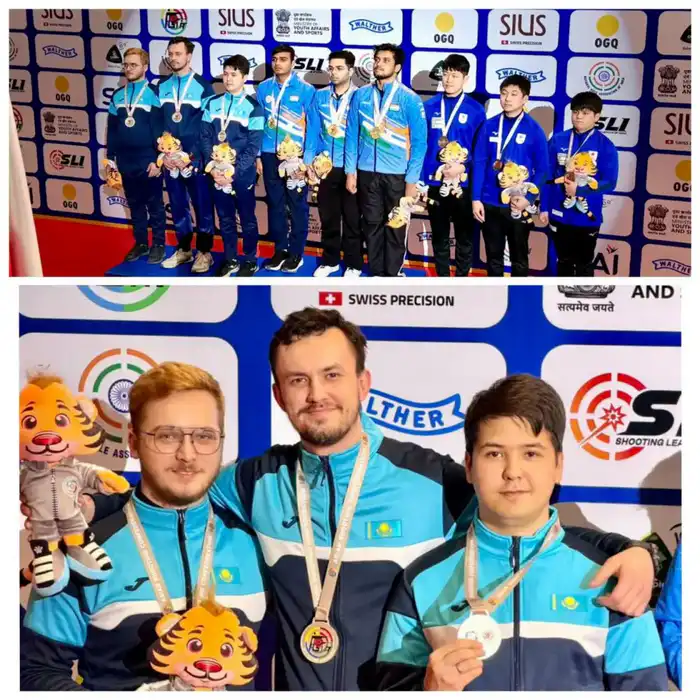 Ислам Сатпаев чемпион Азии по пулевой стрельбе золото Казахстан Актобе