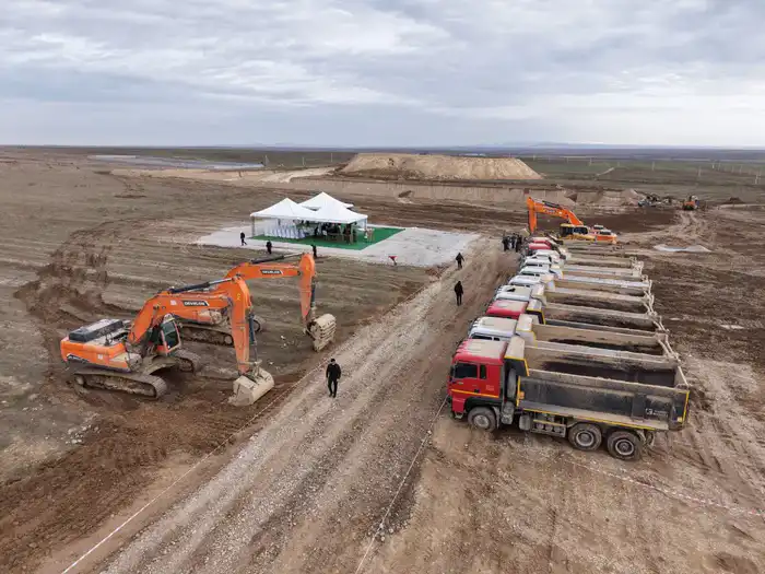 В ТУРКЕСТАНСКОЙ ОБЛАСТИ НАЧАЛОСЬ СТРОИТЕЛЬСТВО ПЕРИНАТАЛЬНОГО ЦЕНТРА НА 200 МЕСТ (4)