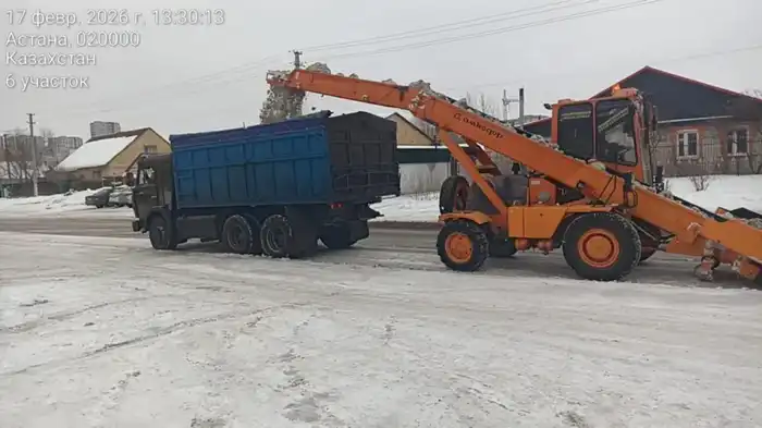 Снегопад в Астане: 5,2 млн кубометров на вывоз! Актобе