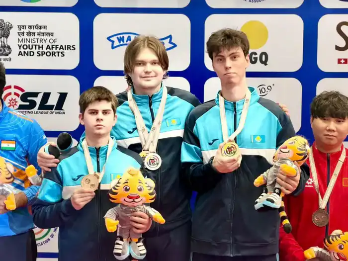 Казахстанские стрелки завоевали 7 медалей на чемпионате Азии в Индии Актобе