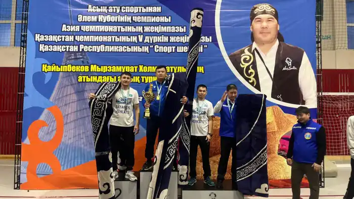 Спортсмен из Шетского района Мейір Рахымжан одержал победу на республиканском турнире по асық ату в Астане Актобе
