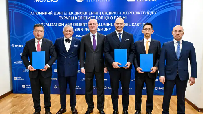 Astana Motors с партнерами из Кореи и США локализует производство дисков в РК Актобе