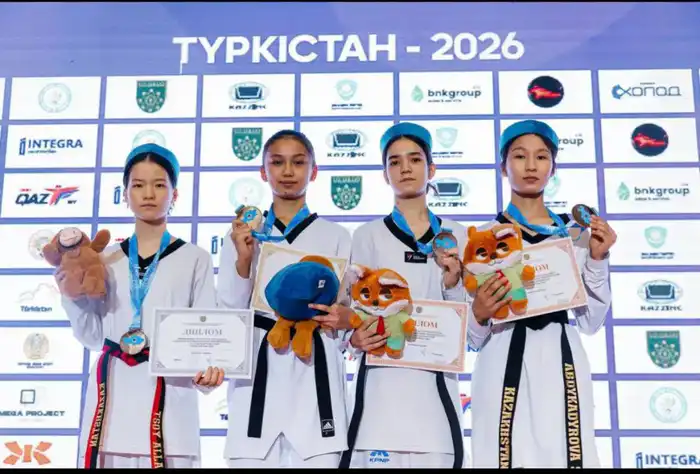 Успех тхэквондистов из Туркестана: 11 медалей открывают путь к международным соревнованиям Актобе