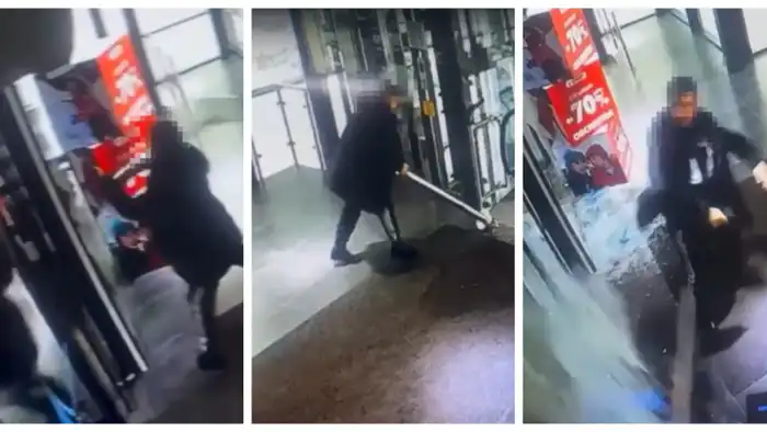 В Астане полицейские задержали мужчину, устроившего погром в торговом центре Актобе